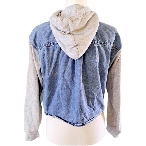 AMERICAN EAGLE CHAMBRAY DENIM JACKET TOP SZ M - Picture 5 of 7